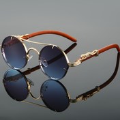 Resim CLOG Vintage Üniseks Moda Gözlükleri - Retro Metal ve Asetat Çerçeve, Tam Kenar Kare Tasarım Dekoratif Vurgularla, Koruyucu Kılıf Dahil, Erkekler ve Kadınlar için Hafif Dayanıklı Gözlük 