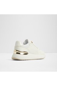 Resim Aldo GUMTREE - Kadın Suni Deri Beyaz Düz Bağcıklı Modern Tasarımlı Spor Ayakkabı 