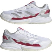 Resim adidas Courtquick Padel W Kadın Spor Ayakkabı Ih3407 Ftwwht/sılvmt/lucpnk 