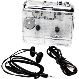 Resim Nanlly Dizüstübbilgisayar Pc Kulaklıkları Için Kablo ile Güçlendirilen USB Kaseti Mp3 Dönüştürücü (Yurt Dışından) 