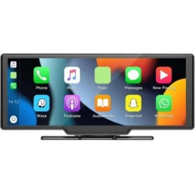 Resim Cenova Cn-120cp 4k Uyumlu Çift Kameralı Video Kaydedici Dashcam Araç Içi Kamera Carplay Android 