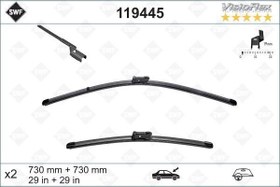 Resim SİLECEK SÜPÜRGESİ 725/725mm MUZ TİPİ FOCUS III 11 17 SWF 