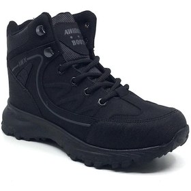 Resim Avidox Erkek Günlük Outdoor Kışlık Bağcıklı Fermuarlı Spor Bot 36-44 Siyah 