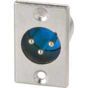 Resim BK Teknoloji Panel Montajlı 3 Pin Xlr Erkek Şase Konnektör 
