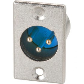 Resim BK Teknoloji Panel Montajlı 3 Pin Xlr Erkek Şase Konnektör 