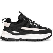 Resim Guja 25k331 Kadın Hakiki Deri Klasik Sneaker Siyah Siyah 