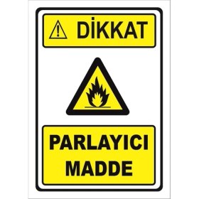 Resim Vizyon Trafik Parlayıcı Madde Levhası 