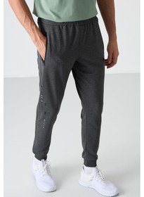 Resim Tommy Life Rory Antrasit Melanj Jogger Erkek Eşofman Alt - 84909 Antrasit - Melanj 