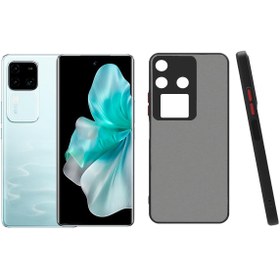 Resim Microcase Vivo V30 5G / Vivo S18 London Serisi Darbeye Dayanıklı Kılıf - Siyah AL3415 