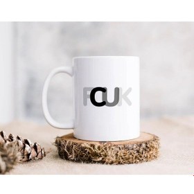 Resim Bk Gift Fcuk Tasarımlı Beyaz Kupa Bardak Arkadaşa Hediye , Doğum Günü Hediyesi-8 