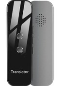 Resim G6 Taşınabilir Mini Kablosuz Akıllı Bluetooth Tercüman 70 Dil İki Yönlü Gerçek Gray 