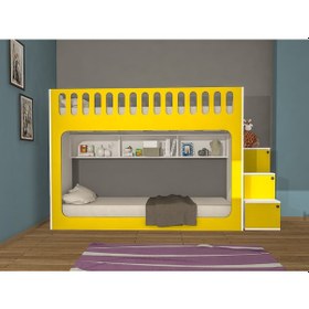 Resim İnci Seyyar Merdivenli İkili Ranza Sb M2 