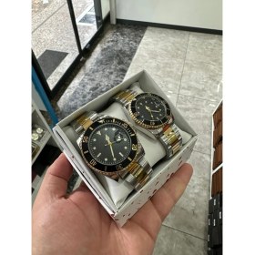 Resim İstliv " Çift Saat"/ " Sevgili Saatleri " Rlx Gümüş Gold Renk Kol Saatleri 