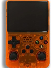 Resim Oldfriend 7 Renk Mevcut Retro El Konsolu R36s Turuncu 3,5 İnç Ekran 64gb Taşınabilir Usb Şarj Anında Oyna 