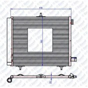 Resim Klima Radyatoru Kondenser P207 1.4 Uc Ayak 504610453 
