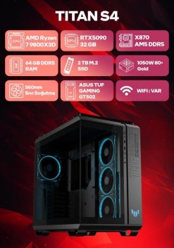 Game Garaj Prime S3 R5-7500F 32 GB 1 TB SSD 16 GB RTX5060Ti Free Dos Oyuncu Tavsiye Sistem