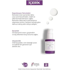 Resim Sinoz Retinol Lift-xylane Kırışıklık Karşıtı & Cilt Yenileyici Serum 30 Ml. 