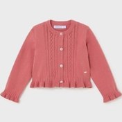 Resim Mayoral Kız Bebek Nar Çiçeği Örme Hırka 01382 Yeşil 