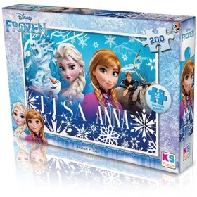 Resim Nessiworld 200 Parça Frozen Puzzle 
