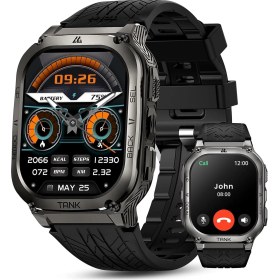 Resim Amaztım Akıllı Saat, 60 Gün Pil Ömrü, Yüzme Dalışı Full Metal - Siyah 