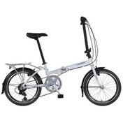 Resim Ümit 2036 Foldıng Katlanır Bisiklet V 20 Jant 6 Vites Whıte Silver Red Çok Renkli 