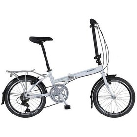 Resim Ümit 2036 Foldıng Katlanır Bisiklet V 20 Jant 6 Vites Whıte Silver Red Çok Renkli 