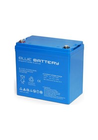 Resim Blue Battery 12 V 55 Amper Bakımsız Kuru Akü Ups Aküsü 