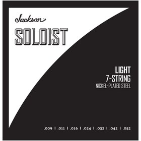Resim Jackson Soloist 7 Telli Elektro Gitar Teli - Light (9-52) 