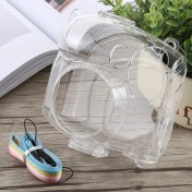 Resim Zshskj Instax Mini 7s Için Kayışlı Koruyucu Kristal Shl Kılıf - Şeffaf (Yurt Dışından) 