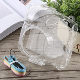 Resim Zshskj Instax Mini 7s Için Kayışlı Koruyucu Kristal Shl Kılıf - Şeffaf (Yurt Dışından) 