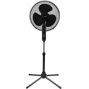 Resim EVEREST FAN10, SİYAH, EcoWind, 3 Kademeli Hız, 40cm 3 Bıçak Pervane ve Çerçeve, 45W, Otomatik Salınım, Yükseklik Ayarlı Vantilatör 