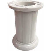 Resim Safir Plastik Ayak Mobilya Koltuk Ayağı Beyaz 5 Cm 