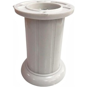 Resim Safir Plastik Ayak Mobilya Koltuk Ayağı Beyaz 5 Cm 
