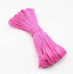 Resim Snapbuy 30m 4mm Paracord Halat - Kamp Ve Yürüyüş İçin El Yapımı Dıy Örgülü İp Pembe 