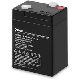 Resim Ttec 6v4ah 20hr Valve Regulated Rechargeable Battery 6 Volt 4 Amper Bakımsız Kuru Akü 6v 4ah Akü 
