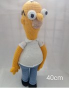 Resim Amigurumi Simpson Baba Oyuncak 