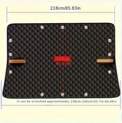 Resim Maxaccess Manyetik Araba Örtüsü Siyah 238x148cm Uv Kar Toz Kış Don Korumalı İç Dış 