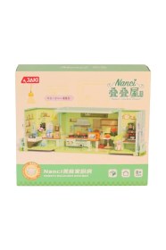 Resim NessiWorld HK135 Jaki Gurme Mutfak Model 263 Parça Block Oyuncak 