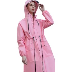 Resim Hainan Shenda Su Geçirmez Yağmurluk - Pembe (Yurt Dışından) 