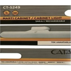 Resim CT-5249 Şarjlı LED Işık USB Şarjlı Kablosuz Mıknatıslı 