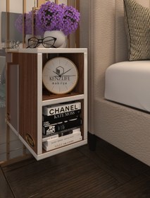Resim Kenzlife Komodin Lothario Cvz Komidin 42*20*19 Duvara Monte Askı Aparatlı (MNG) 