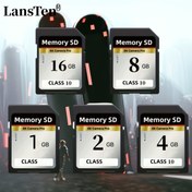 Resim LansTen Yüksek Hızlı Hafıza Kartı, Sınıf 10 3D 4K V30, 1GB/2GB/4GB/8GB/16GB Seçenekleri, Kameralar ve Akıllı Cihazlar için 