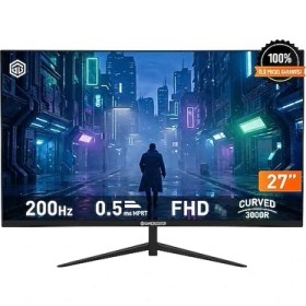 Resim TeknoKapsül Gamebooster 27 GB-27M1F200CFMR Va Adaptive Sync Curved 3000R 0,5ms 200Hz Hdmi+Dp+Dc+Usb+Audio Fhd G 