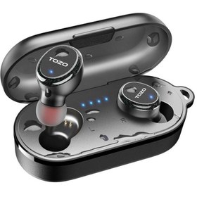 Resim TOZO T10S Ipx8 Enc Gürültü Engelleme Bluetooth 5.3 Tws Kablosuz Kulaklık 