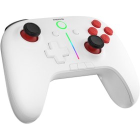 Resim Rampage Hydra Android/PC Uyumlu Kablosuz(Bluetooth & 2.4 Ghz) Oyun Kolu Gamepad - Beyaz 