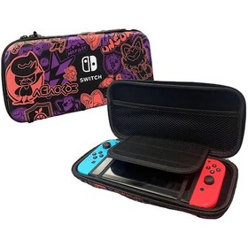 Resim Nintendo Switch Saklama Çantası, Mor Konsol Çantası 