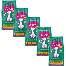 Resim Alice Snob Mix Zor Beğenen Yetişkin Kedi Maması 5 x 1 KG 