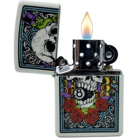 Resim Zippo Deadman S Skull Dizayn Çakmak 