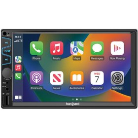 Resim Harward HR-G752 Ince Kasa Ayarlanabilir Car Playli Oto Double Teyp 7''inç Bluetooth-Usb-Aux-Sd-Fm +Kamera 