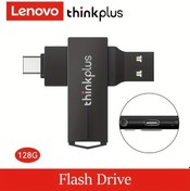 Resim Challenger Lenovo Usb 3.1 128 Gb Yüksek Hızlı Flash Bellek Çinko Alaşımlı Dayanıklı Çift Arayüz 360 Dönebilen Tasarım 